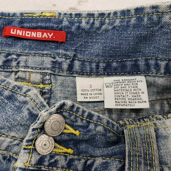 Union Bay Denim Skirt Size 3 Womens Blue Jean - Picture 4 of 5